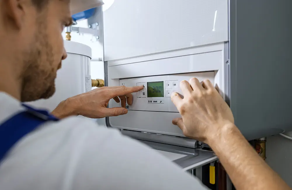 Entretien d'une chaudière au gaz